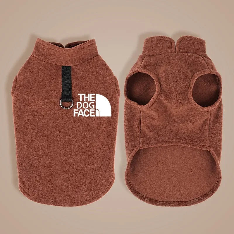 The Dog Face ,  Pet Dog Clothes Autumn Winter Coat Fleece Warm Sweater Vest For Small Chihuahua Bulldog Dogs Jackets Costumes Supplies